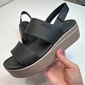 Crocs Brooklyn Low Wedge Sandals